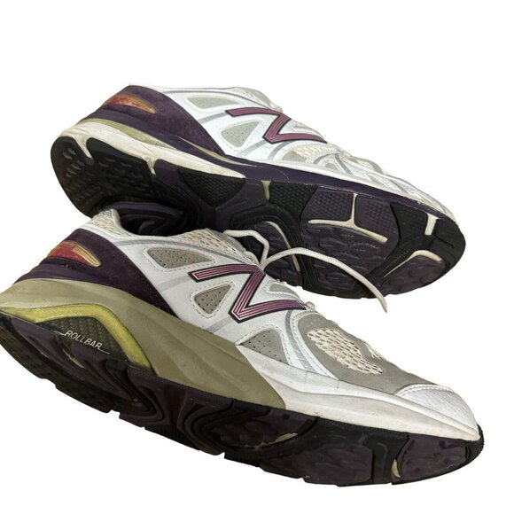 New Balance 1540 Heritage Encap Rollbar White Gray Purple Shoes Women's Sz 10.5D - Picture 3 of 6